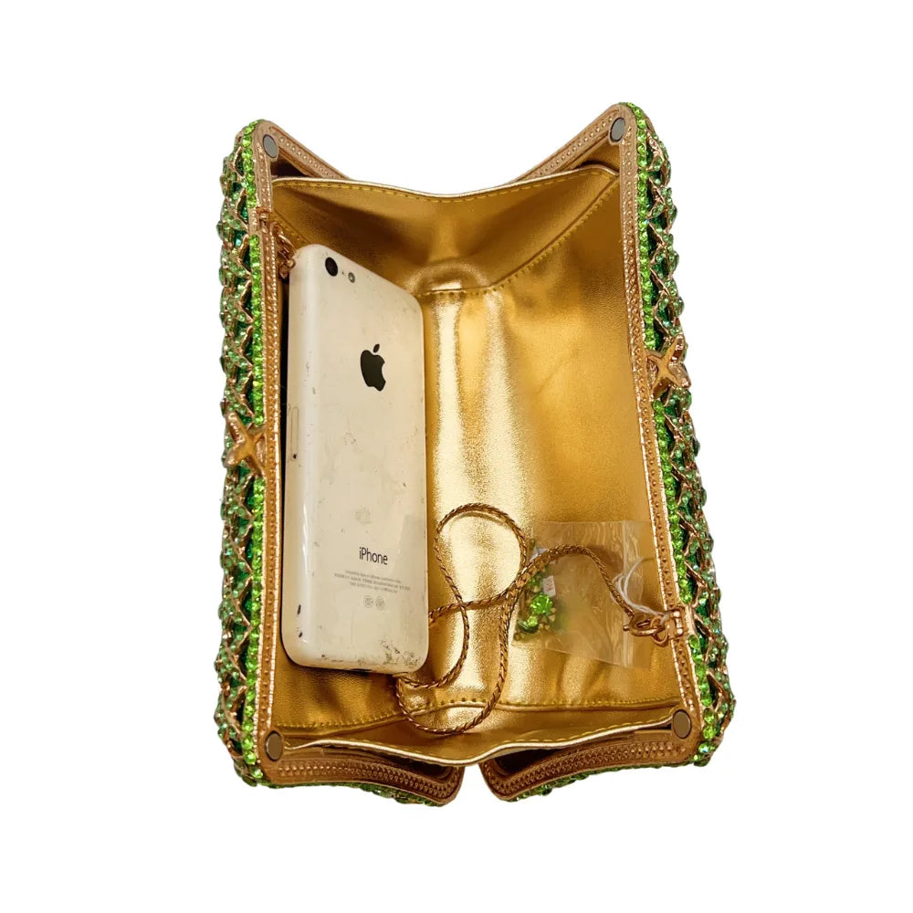 Bolsa de strass com diamantes incrustados, bolsa de jantar, banquete, vestido de noite, oco, diamante, bolsa feminina