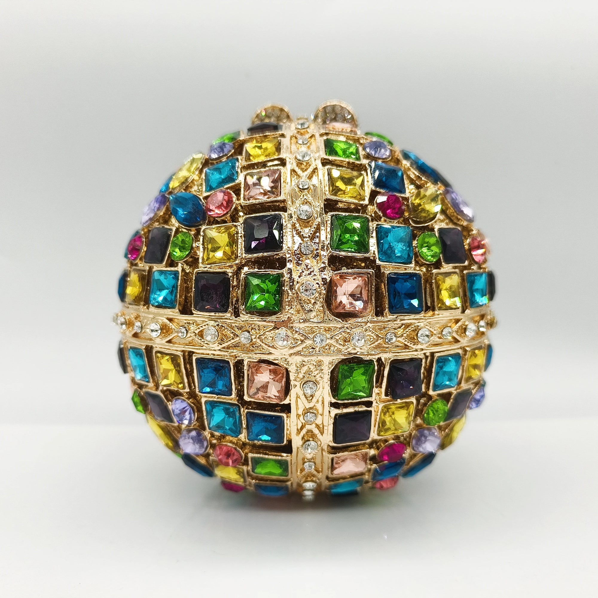 2025 novo design presente do dia das mães vitral strass embreagem em forma de sino oco diamante banquete baile de formatura senhoras saco de noite