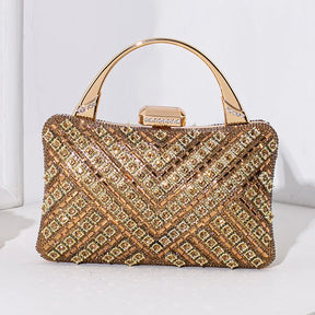 Embreagem de strass com alça superior para mulheres, bolsas de ombro, bolsa noite, casamento, diamante brilhante, luxo, moda