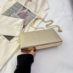 Elegante jantar saco de embreagem bolsa de ombro feminino brilhante grampo de cabelo pequena caixa de maquiagem nova 2025 tendência da moda