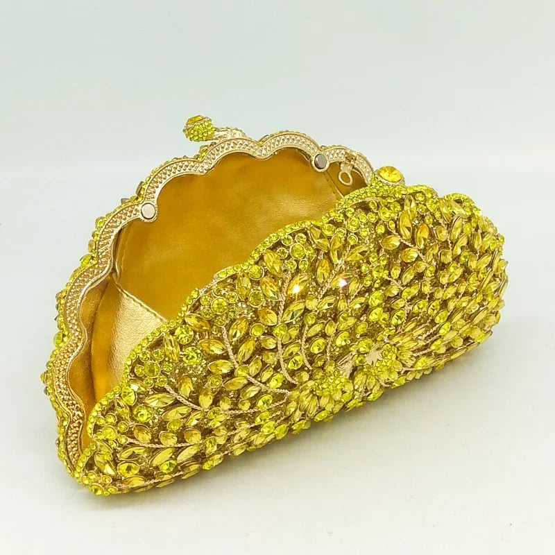 Boutique de fgg pavão verde mulheres bolsas de noite casamento cocktail cristal bolsa embreagem nupcial diamante minaudiere bolsas