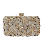 Bolsa de mão única estilo europeu com strass, pérolas e diamantes de água, bolsas de cristal ecológicas para ocasiões formais