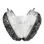Boutique de fgg flor cristal bolsas de embreagem para mulheres elegantes, sacos de noite de strass floral, bolsa dura minaudiere