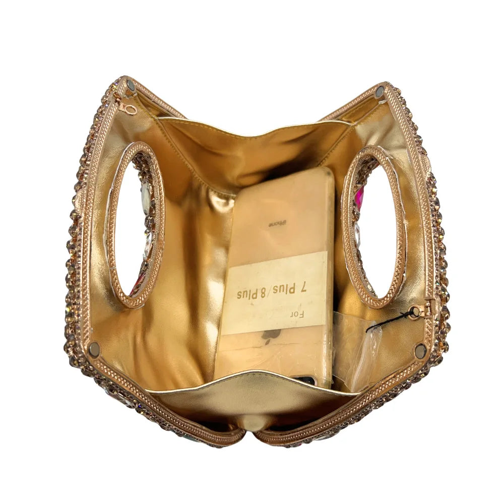 Mais novo saco de embreagem cristal strass noite bolsa fino ajuste para telefone/cartões feminino minimalista bolsa ombro luxo festa saco