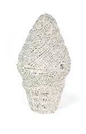 Nova chegada sorvete embreagens mulher colorido cristal bolsa aniversário baile de formatura diamante bolsa casamento festa de noiva presente saco noite