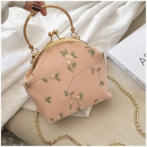 Vintage bordado rendas flores concha bloqueio bolsas para mulheres saco de casamento pequena corrente feminina ombro crossbody saco franja sacos