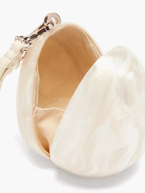 Mini bolsa de pérola crossbody colar de contas bolsa de ombro ovo noite moda totebag feminino mão senhora bolsas de telefone pequena mulher