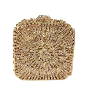 Cristal Noite Embreagem Para Mulheres, Bolsa De Casamento, Embreagem De Noiva, Minaudiere Box, Bolsas De Strass, Boutique, Em Stock