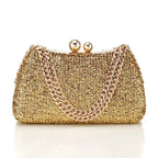 Bolsa de noite versátil, bolsa de jantar, ombro único, crossbody, com bolso para telefone, forro de nylon, formato de travesseiro exterior pu