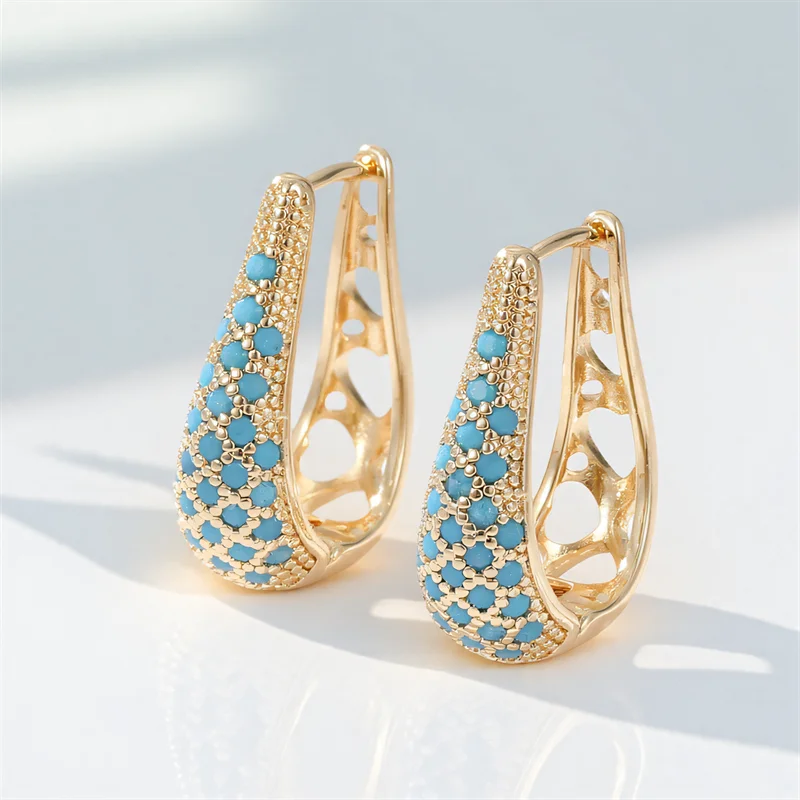 Brincos de argola redondos de cristal verde para mulheres, vintage, cor dourada, arco-íris, zircônia, fivela de orelha, joias de casamento, presente de dia das mães