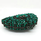 Boutique de fgg pavão verde mulheres bolsas de noite casamento cocktail cristal bolsa embreagem nupcial diamante minaudiere bolsas