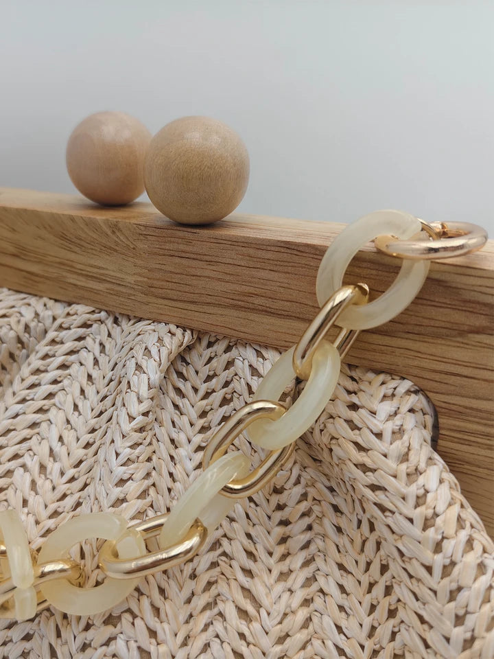 Bolsa Clutch Palha Jandaíra