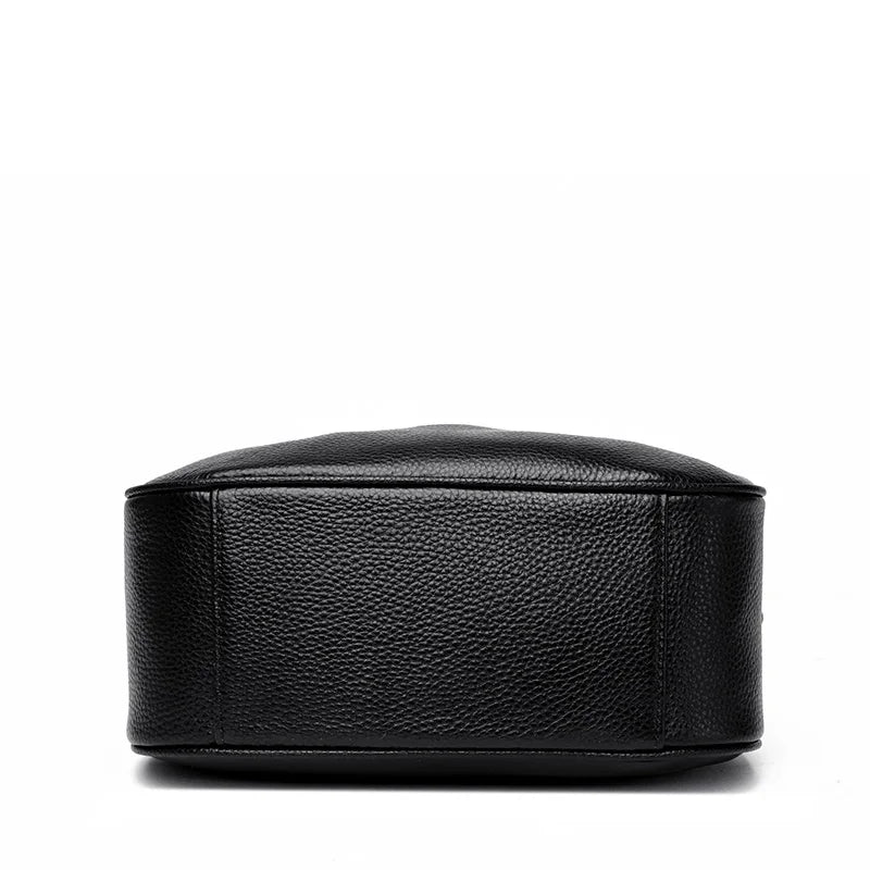 Designer de couro genuíno bolsa feminina moda ombro saco do mensageiro luxo macio mensageiro sac feminino bolsa senhoras tote