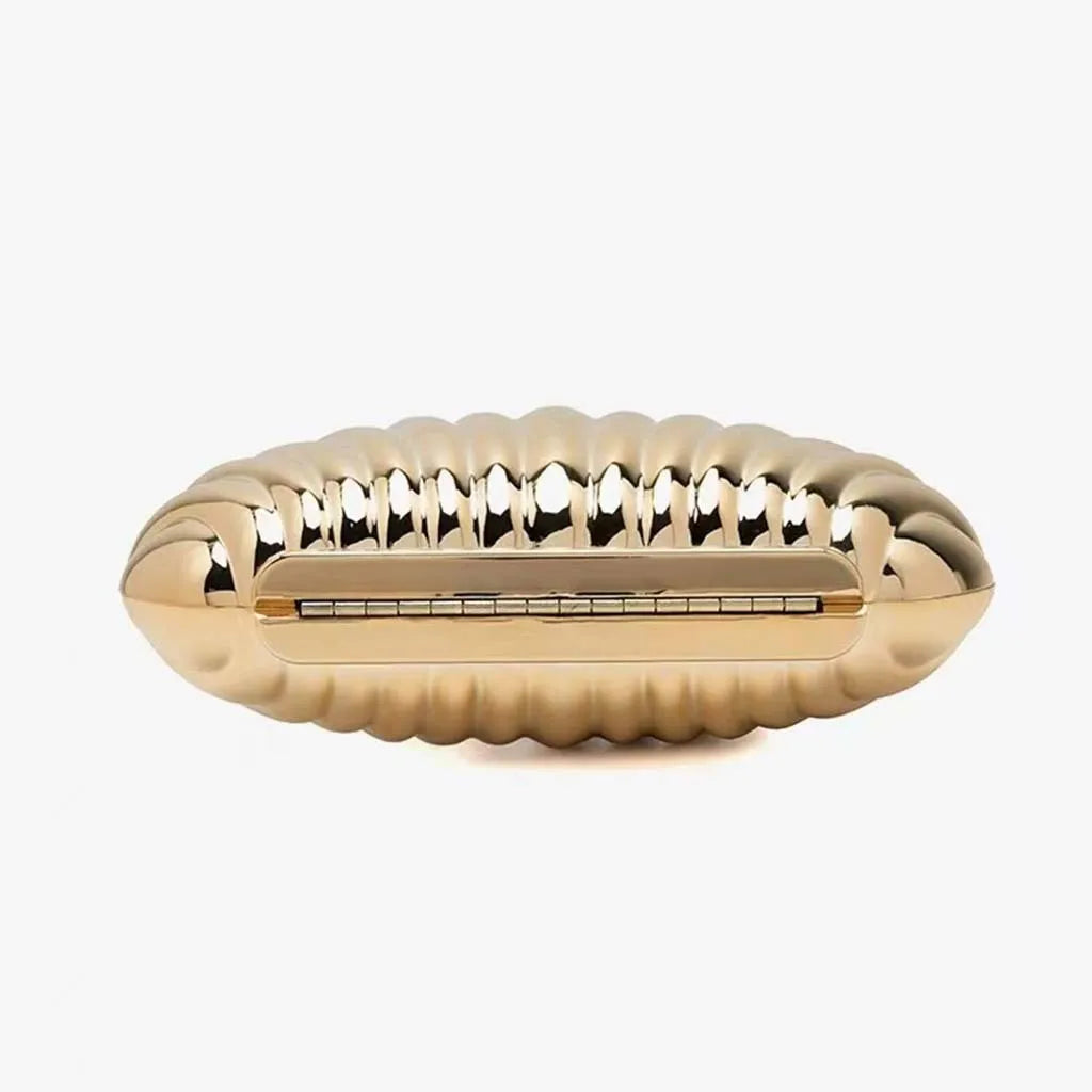 Metálico feito à mão festa de casamento pequenas bolsas designer ins mulheres prata ouro concha saco bonito acrílico noite saco embreagem