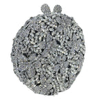 Boutique de fgg luz azul safira flor cristal sacos de noite para festa de casamento feminino strass bolsas nupcial saco de embreagem
