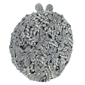 Boutique de fgg luz azul safira flor cristal sacos de noite para festa de casamento feminino strass bolsas nupcial saco de embreagem