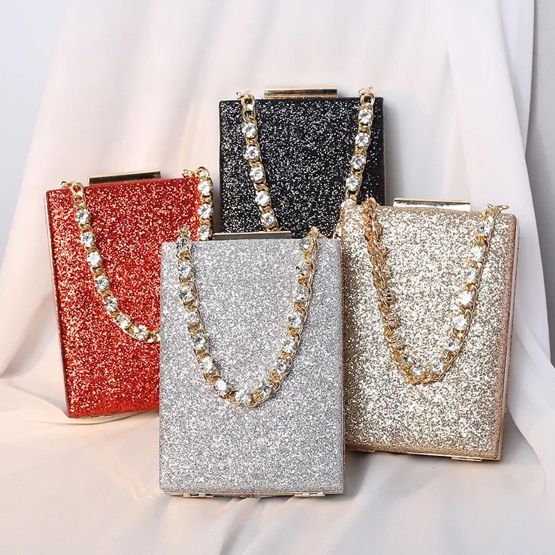 Bolsa Clutch Cadena