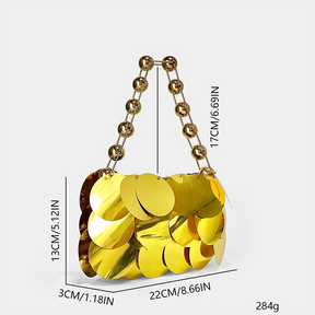 Ombro único Underarm Bag, fada Pérola Shell Bolsa, celebridade Internet, Novo Ins, Super Popular, Verão, 2024