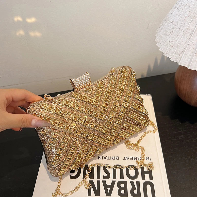 Clutch Luxury Prata/Gold