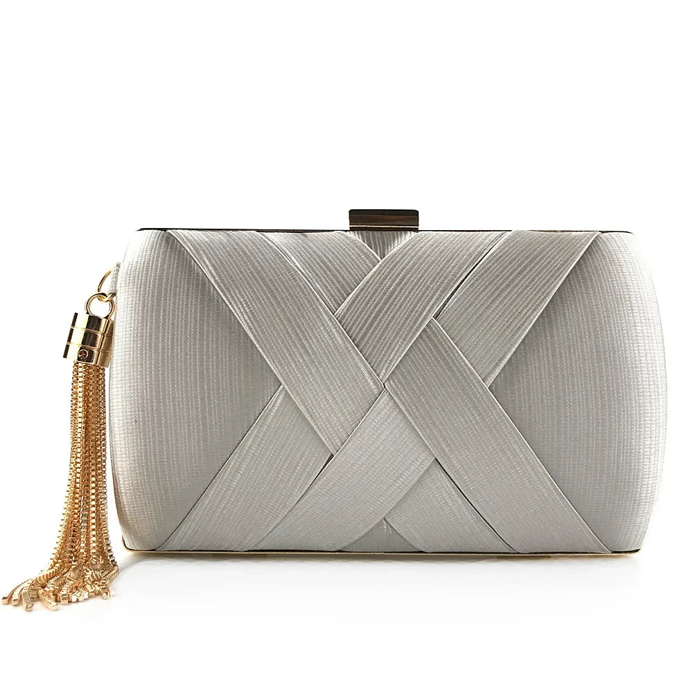 2024 nova moda feminina sacos de noite borla senhoras bolsa embreagem ombro corrente festa casamento bolsas sacos