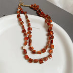 Irregular exagerar colorido colar feminino tendência moda jóias delicado geometria acessórios presentes de festa elegante rg456