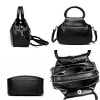 Designer de couro genuíno bolsa feminina moda ombro saco do mensageiro luxo macio mensageiro sac feminino bolsa senhoras tote