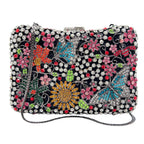 Xiyuan marca de luxo designer cristais sacos noite moda feminina diamantes bolsa festa casamento flor garras nupciais