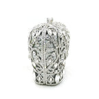 Mulheres festa à noite bolsa diamantes luxo cristal garras elegantes senhoras bolsas festa de casamento nupcial coroa real bolsas saco