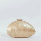 Oval areia nu pérola acrílico caixa feminina saco do mensageiro bolsa de casamento europeu elegante noite bonito verão pro casual saco embreagem