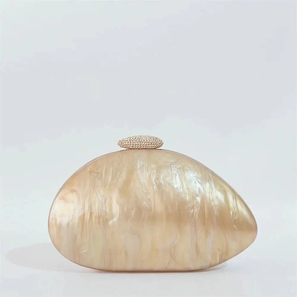Oval areia nu pérola acrílico caixa feminina saco do mensageiro bolsa de casamento europeu elegante noite bonito verão pro casual saco embreagem