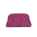 Glamourosa bolsa de noite com pérolas e strass para mulheres |   Embreagem elegante para performance em palco |   Bolsa brilhante para festa de casamento e baile 