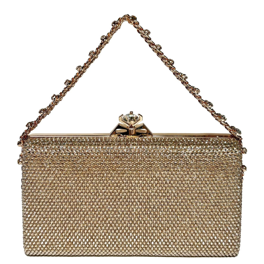 Bolsa de ombro feminina com diamante brilhante, bolsa de ombro para festa à noite, alça única, bolsa de casamento brilhante, versátil, material rígido