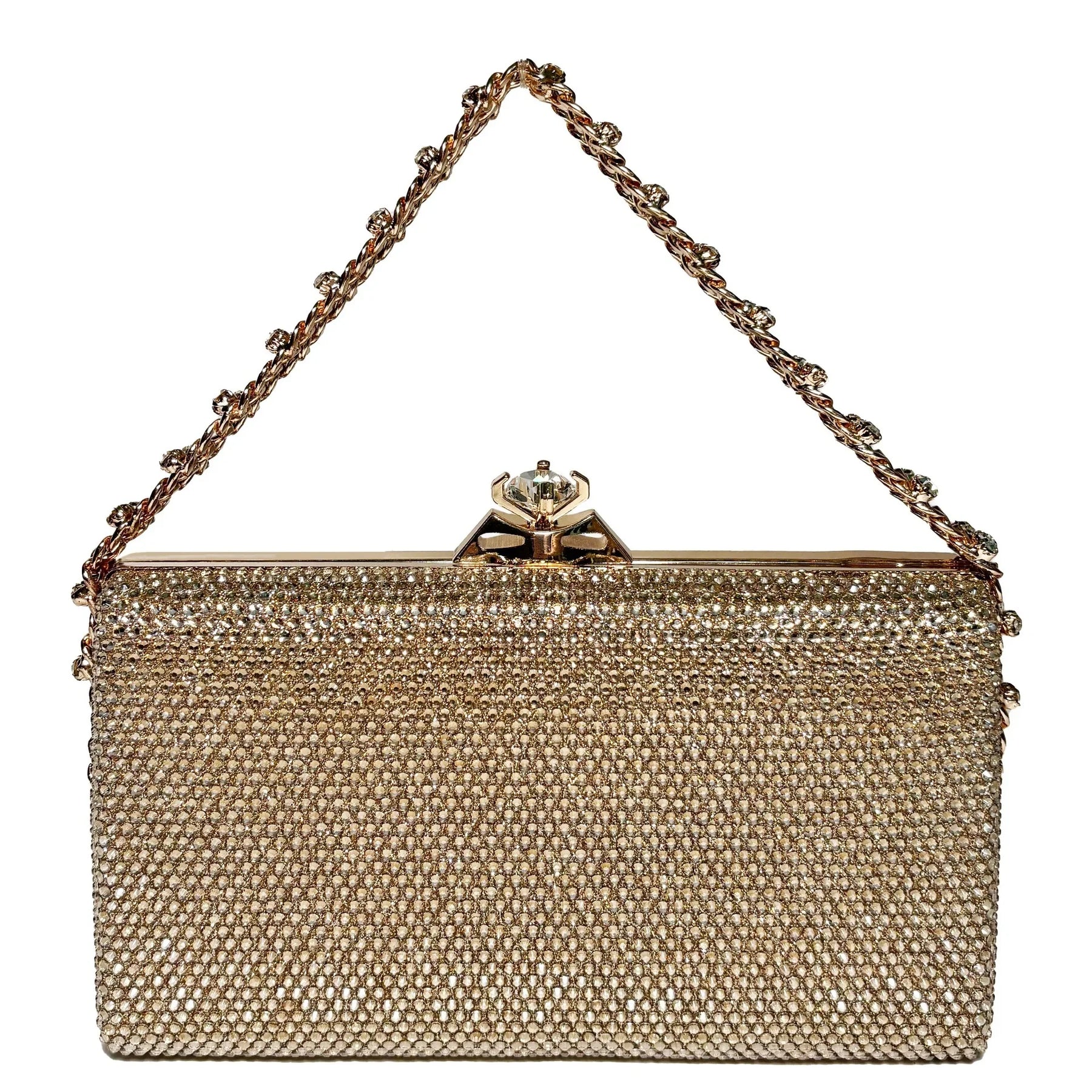 Bolsa de ombro feminina com diamante brilhante, bolsa de ombro para festa à noite, alça única, bolsa de casamento brilhante, versátil, material rígido