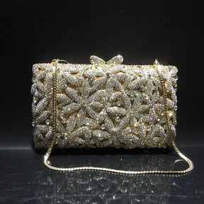 Diamante vazio metal cristal jantar saco diamante embreagem diamante brilhante cristal-incrustado noite saco de embreagem cartera de fiesta