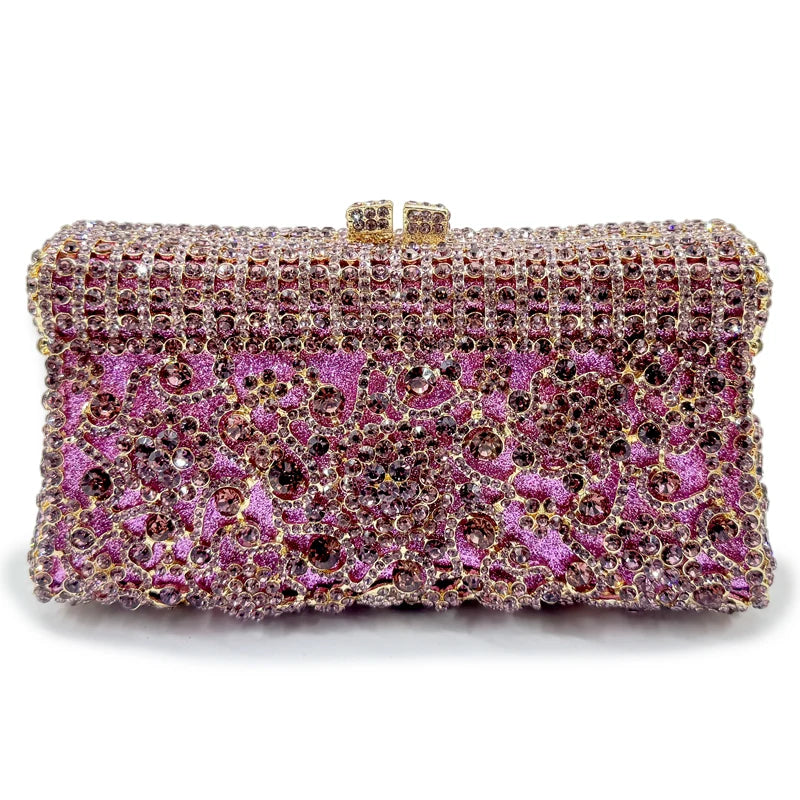 Bolsa feminina feita à mão de cristal, bolsa de mão para noite, vintage, banquete, festa de casamento, designer, elegante, vestido, presente