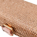 Fgg bolsa de noite cor sólida bolsa de diamante europeia e americana bolsa de banquete bolsa de noiva bolsa de mão de diamante material duro