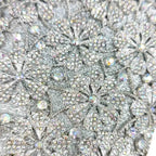 Boutique de fgg flor cristal bolsas de embreagem para mulheres elegantes, sacos de noite de strass floral, bolsa dura minaudiere