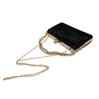 Bolsa de ombro feminina com diamante brilhante, bolsa de ombro para festa à noite, alça única, bolsa de casamento brilhante, versátil, material rígido