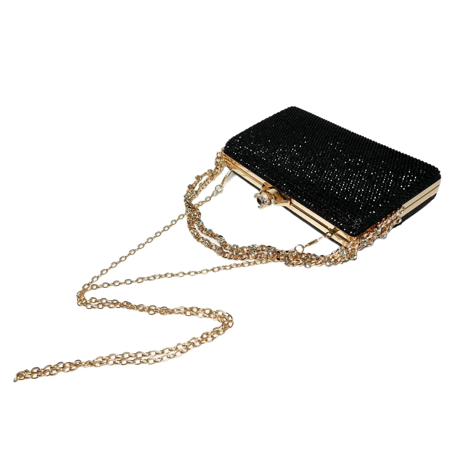 Bolsa de ombro feminina com diamante brilhante, bolsa de ombro para festa à noite, alça única, bolsa de casamento brilhante, versátil, material rígido