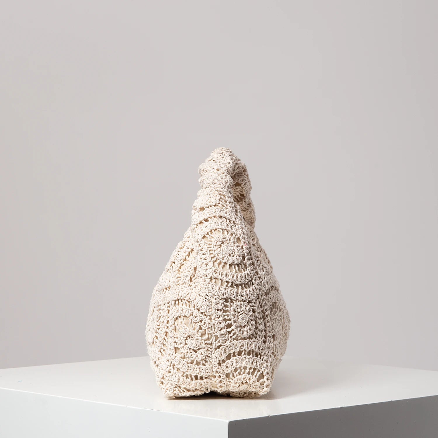 Bolsa de tecido oco com padrão, bolsas de praia boêmia para mulheres, conjunto de crochê, acessórios de praia femininos, Trav Must Haves (padrão aleatório)