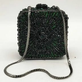 Cristal Noite Embreagem Para Mulheres, Bolsa De Casamento, Embreagem De Noiva, Minaudiere Box, Bolsas De Strass, Boutique, Em Stock