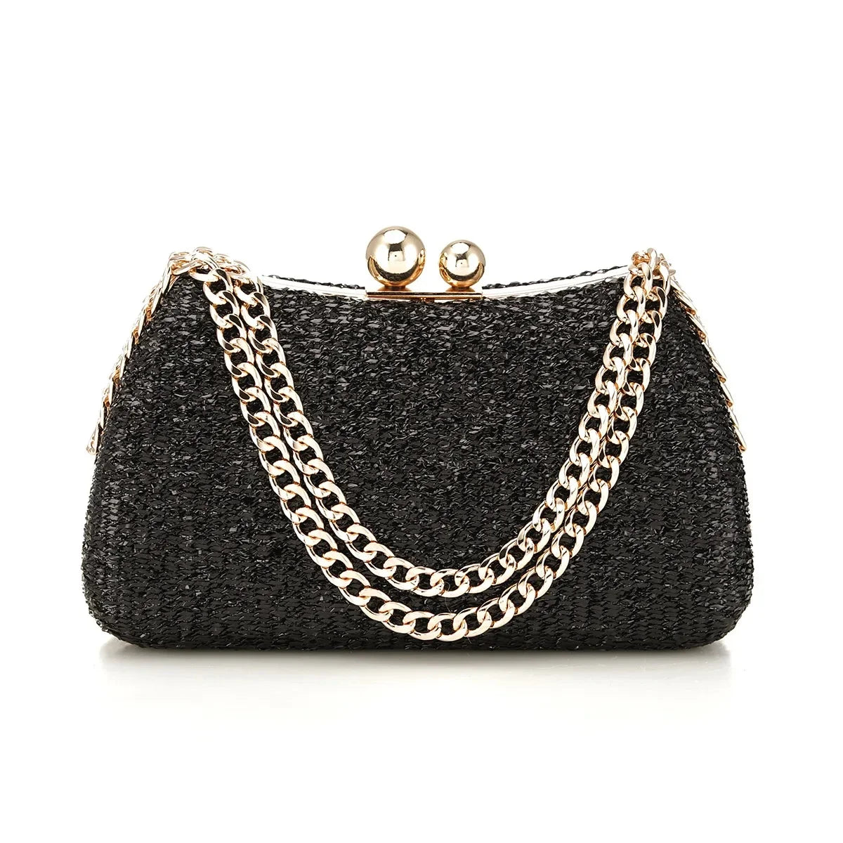 Bolsa de noite versátil, bolsa de jantar, ombro único, crossbody, com bolso para telefone, forro de nylon, formato de travesseiro exterior pu