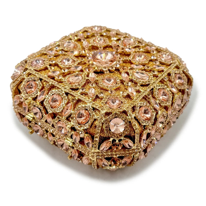 Feminino maquiagem mini caso de luxo designer bolsas cristal vidro banquete sacos strass jantar bolsa embreagem sacos festa do vintage
