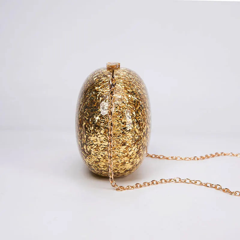 Shell bolsa de luxo feminina ombro crossbody armazenamento bolsa sacos noite glitter genuíno moda mulher mão ouro bolsa marca