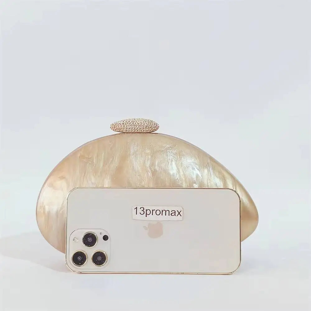 Oval areia nu pérola acrílico caixa feminina saco do mensageiro bolsa de casamento europeu elegante noite bonito verão pro casual saco embreagem