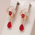 Brincos Carmine Ruby