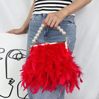 Bolsas de luxo para mulheres, bolsa de embreagem noturna, bolsa de ombro, corrente de pérolas, bolsa de casamento designer 12 cores