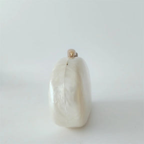 Feminino menina mármore pérola bege mini corrente bolsa de ombro moda feminina bolsa embreagem carteira casamento festa à noite uso diário trave