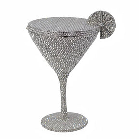 Martin cocktail copo diamante saco de noite nova chegada cristal nupcial bolsa jantar garras feminino bolsa cristal strass sacos