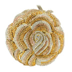 Boutique de fgg feminino flor colorida sacos de noite e embreagens nupcial strass bolsas festa casamento minaudiere bolsa embreagem